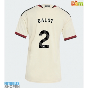 Billiga Manchester United Diogo Dalot #2 Tredjeställ Dam 2026-27 Kortärmad